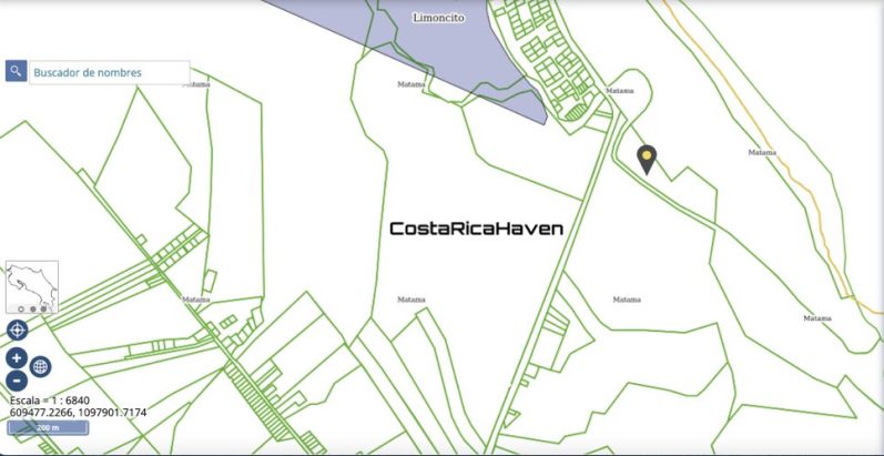 Property location sourced from Costa Rica’s National Geographic Institute (SNIT), ensuring accurate mapping and trusted reference.